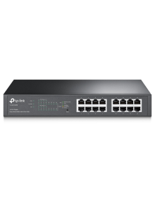 Redes TP-LINK CN11164029 - TP-Link TL-SG1016PE Gestionado L2 Gigabit Ethernet (10/100/1000) Energía sobre Ethernet (PoE) Negro