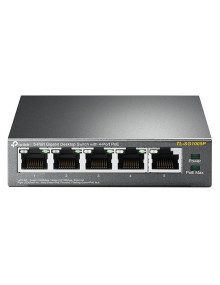 Redes TP-LINK 1017091 - TP-LINK TL-SG1005P No administrado Gigabit Ethernet (10/100/1000) Energía sobre Ethernet (PoE) Negro