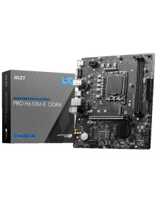 Placa base MSI 1364777 - MSI PRO H610M-E DDR4 placa base Intel H610 LGA 1700 micro ATX