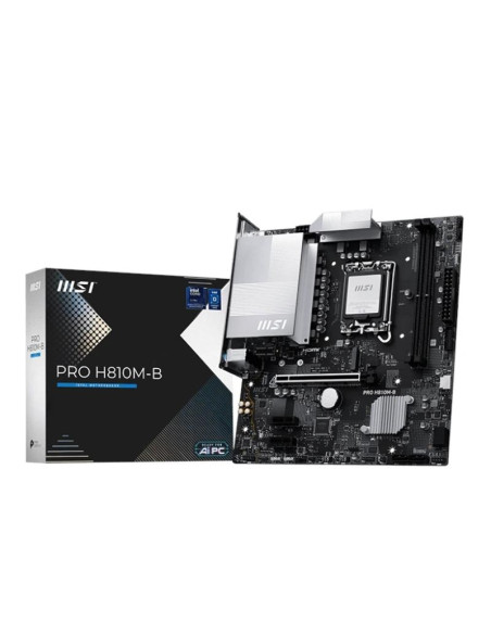 Placa base MSI 1402063 - MSI PRO H810M-B placa base Intel H810 LGA 1851 (Socket V1) micro ATX