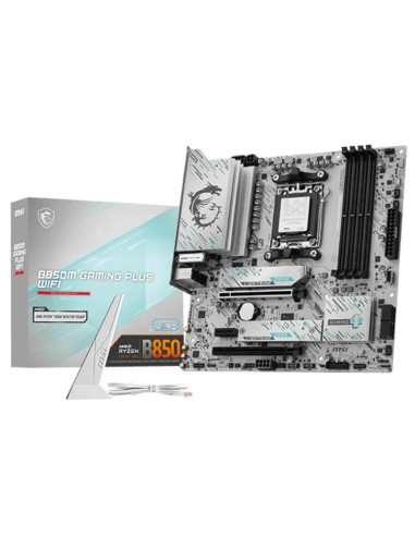 Placa base MSI 1400379 - PLACA MSI B850M GAMING PLUS WIFI6E,AMD,AM5,B850,4DDR5,256GB,1HDMI+1DP,4SATA3+2M.2,2.5GBLAN+WIFI6E+BT5.3