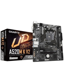 Placa base GIGABYTE GIG-PB A520M K V2 V2 - Placa Base Gigabyte A520M K V2 Socket AM4/ DDR4/ PCIe 3.0/ Micro ATX
