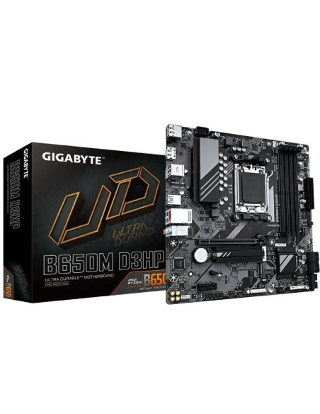 Placa base GIGABYTE GIG-PB B650M D3HP - Placa Base Gigabyte B650M D3HP Socket AM5/ DDR5/ PCIe 4.0/ Micro ATX