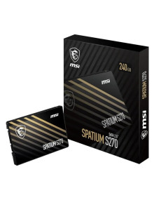 Disco MSI 1378010 - MSI SPATIUM S270 SATA 2.5 240GB unidad de estado sólido 2.5” Serial ATA III 3D NAND