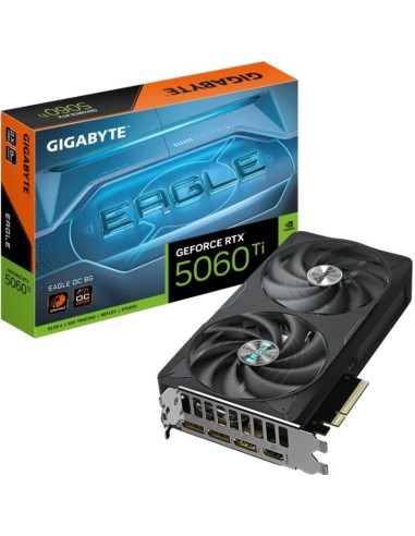 Tarjeta grafica GIGABYTE GIG-GF RTX5060TI EAG OC 8G - Tarjeta Gráfica Gigabyte GeForce RTX 5060 Ti Eagle OC/ 8GB GDDR7