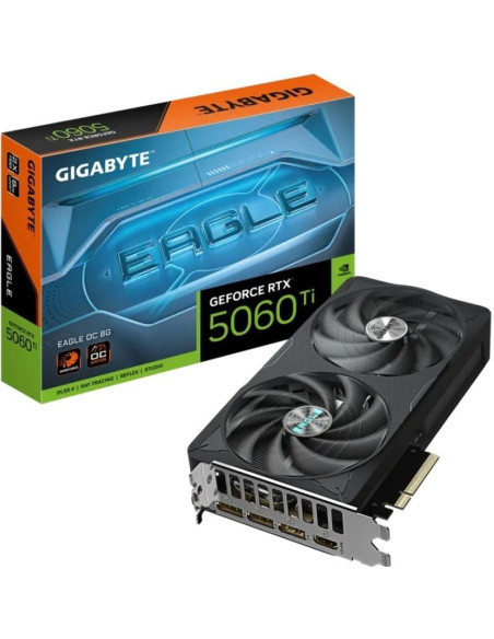 Tarjeta grafica GIGABYTE GIG-GF RTX5060TI EAG OC 8G - Tarjeta Gráfica Gigabyte GeForce RTX 5060 Ti Eagle OC/ 8GB GDDR7