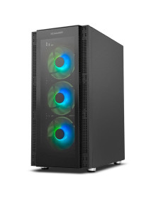 Caja NOX 1353219 - NOX CAJA ATX HUMMER HORUS. SEMITORRE. ARGB. FRONTAL Y LATERAL CRISTAL TEMPLADO