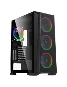 Caja HIDITEC HID-CAJA MH12 METAL MESH - Caja Gaming Semitorre Hiditec MH12 METAL MESH