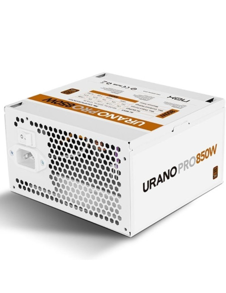 Refrigeracion NOX NOX-FUENTE URANO P WH 850 BZ - Fuente de Alimentación Nox Hummer Urano Pro White/ 850W/ Ventilador Bronze