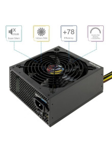 Refrigeracion TOOQ TOO-FUENTE TQAPOLO-650SP - Fuente de Alimentación TooQ TQAPOLO-650SP/ 650W/ Ventilador 14cm