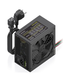 Refrigeracion AISENS AIS-FUENTE ASPC-500ATX-PSEBK - Fuente de Alimentación Aisens ASPC-500ATX-PSEBK/ 500W/ Ventilador 12cm