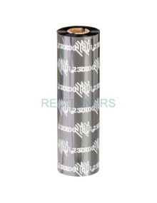 Cinta Matricial 02300BK06030 ZEBRA - ZEBRA Ribbon cinta de cera 60mmx300m, 2300, nucleo de 25mm