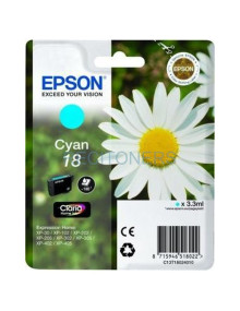 EPSON CARTUCHO CIAN 18 CLARIA HOME PACK 1 EXPRESSION HOME XP-/102/205/305/405