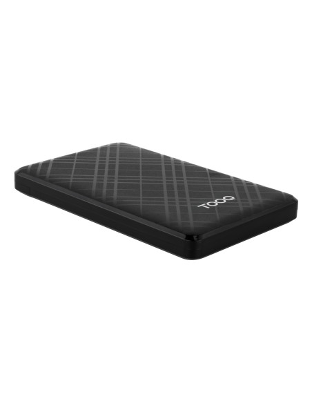 Caja externa para disco TOOQ HD33306180 - TooQ Caja Externa para Discos de 2,5” HDD/SSD, Negro