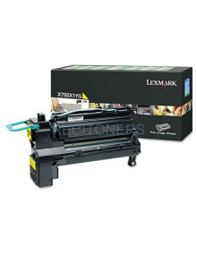 TÓNER AMARILLO LEXMARK X792X1YG RETORNABLE (20000 PAG)