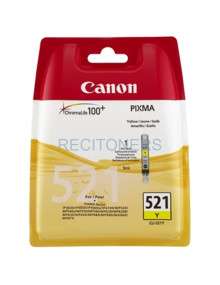 CANON CARTUCHO AMARILLO CLI521Y PIXMA MP/620/630/980 PIXMA IP/3600/4600