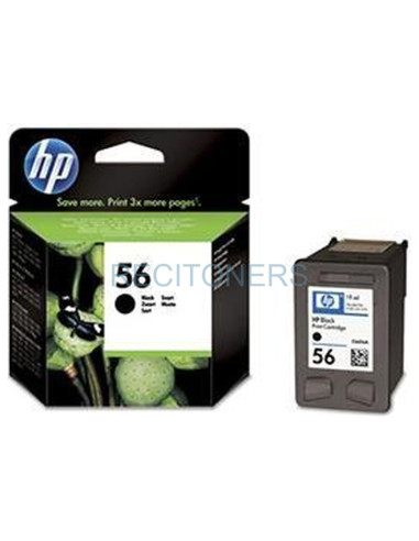 Cartucho de tinta C6656AEABE HP - HP TINTA NEGRO DESKJET 5150/5550/5652/5850, PHOTOSMART 7150/7350/7345/7530/7550, PSC-1110 - Nº