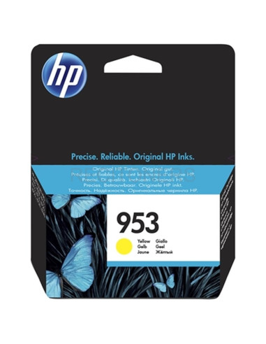 Cartucho de tinta F6U14AEBGX HP - HP TINTA AMARILLO OFICEJET PRO 8710/8720/8730/8740 - Nº 953