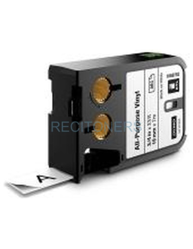 Papeleria 1868810 DYMO - DYMO CINTA XTL - NEGRO SOBRE BLANCO - 12MMX2,7M - VINILO