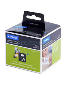 Papeleria S0722440 DYMO - DYMO PACK DE ETIQUETAS DE DISCO BLANCO - 54X70MM - ROLLO 320 PIEZAS