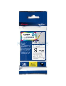 Toner TZeFX221 BROTHER - BROTHER CINTA ROTULADORA LAMINADA FLEXIBLE TEXTO NEGRO SOBRE BLANCO - 9MMX8M