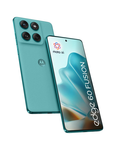Smartphone MOTOROLA TF272432118 - Motorola edge 60 fusion 16,9 cm (6.67") SIM doble Android 15 5G USB Tipo C 8 GB Turquesa