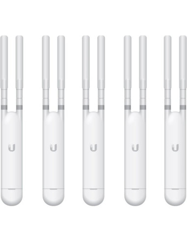 Red UBIQUITI UAP-AC-M-5 - Ubiquiti UniFi UAP-AC-M Dual Band PoE Pack 5