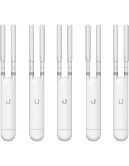 Red UBIQUITI UAP-AC-M-5 - Ubiquiti UniFi UAP-AC-M Dual Band PoE Pack 5