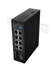 Red LANBERG CN11423951 - Lanberg ILGE-8P-2S-120 switch No administrado Fast Ethernet (10/100) Energia sobre Ethernet (PoE) Negro