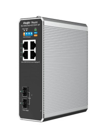 Red RUIJIE NETWORKS RG-NIS2100-4GT2SFP-HP - Reyee 4-Port RJ45 Gigabit and 2-Port SFP Cloud Man