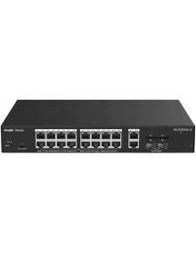 Red RUIJIE NETWORKS RG-ES220GS-LP - Reyee ES220GS-LP Switch 18xGbE (16 PoE) 130W 2xSFP