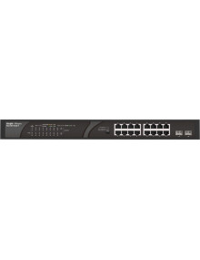 Red RUIJIE NETWORKS CN11537699 - Ruijie Networks RG-ES118GS-P switch No administrado Gigabit Ethernet (10/100/1000) Negro