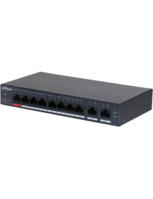Red DAHUA TECHNOLOGY CN1156673 - Dahua Technology DH-CS4010-8ET-110 switch Gestionado L2 Fast Ethernet (10/100) Energia Negro