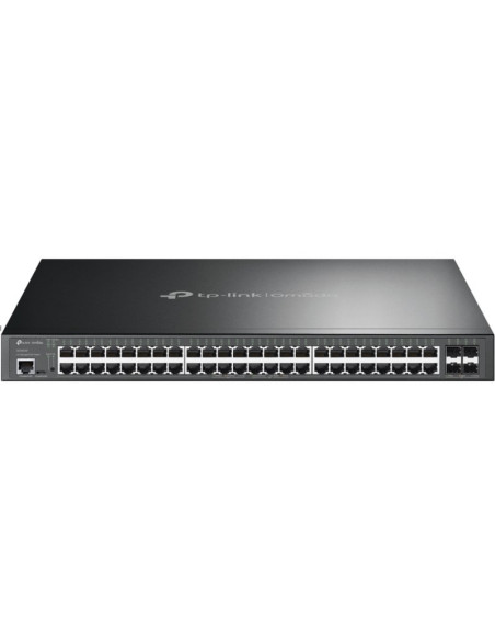Red TP-LINK CN11164426 - TP-Link Omada SG3452XP switch Gestionado L2+ Gigabit Ethernet (10/100/1000) Energia sobre Negro