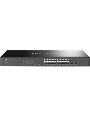 Red TP-LINK CN11164331 - TP-Link Omada SG2218 switch Gestionado L2/L2+ Gigabit Ethernet (10/100/1000) 1U Negro