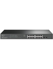 Red TP-LINK SG2218P - TP-Link SG2218P Switch 16xGbE 2xSFP 150W