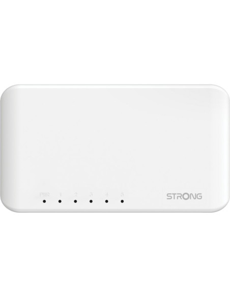 Red STRONG CN11516646 - Strong SW5000P switch Gigabit Ethernet (10/100/1000) Blanco