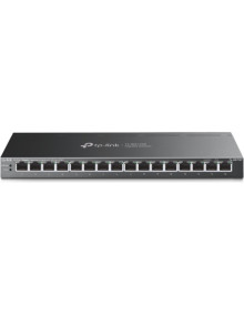 Red TP-LINK CN11164645 - TP-Link TL-SG116P switch No administrado Gigabit Ethernet (10/100/1000) Energia sobre Ethernet Negro