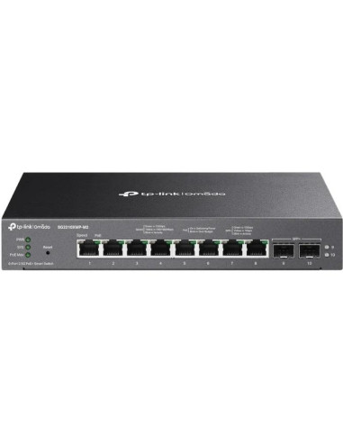 Red TP-LINK SG2210XMP-M2 - TP-Link SG2210XMP-M2 Switch 8x2,5Gb PoE+ 2xSFP+
