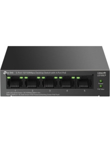Red TP-LINK CN11164799 - TP-Link LiteWave LS105P No administrado Fast Ethernet (10/100) Energia sobre Ethernet (PoE) Negro