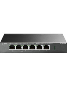Red TP-LINK CN11164273 - TP-Link TL-SF1006P switch No administrado Fast Ethernet (10/100) Energia sobre Ethernet (PoE) Negro