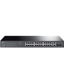 Red TP-LINK CN11164275 - TP-Link TL-SG1428PE switch Gestionado L2 Gigabit Ethernet (10/100/1000) Energia sobre Ethernet Negro