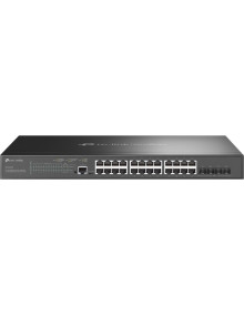 Red TP-LINK CN10164233 - TP-Link Omada SG3428XMP switch Gestionado L2+ Gigabit Ethernet (10/100/1000) Energia sobre Negro