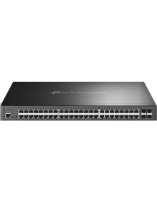 Red TP-LINK CN10164234 - TP-Link Omada SG3452P switch Gestionado L2/L3 Gigabit Ethernet (10/100/1000) Energia sobre Negro