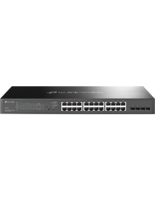 Red TP-LINK CN11164263 - TP-Link Omada TL-SG2428P Gestionado L2/L2+ Gigabit Ethernet (10/100/1000) Energia sobre Ethernet Negro