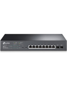 Red TP-LINK SG2210MP - TP-LINK SG2210MP Switch 10xGB 8xPoE+ Enrackable
