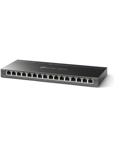 Red TP-LINK CN11164279 - TP-Link TL-SG116E No administrado L2 Gigabit Ethernet (10/100/1000) Negro