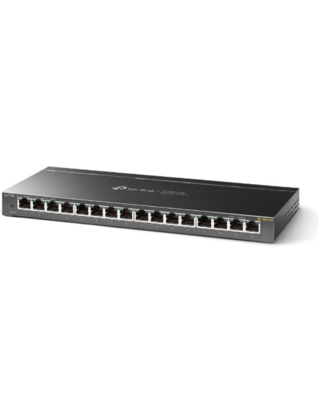 Red TP-LINK CN11164279 - TP-Link TL-SG116E No administrado L2 Gigabit Ethernet (10/100/1000) Negro
