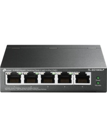 Red TP-LINK CN11164282 - TP-Link TL-SG1005LP switch No administrado Gigabit Ethernet (10/100/1000) Energia sobre Ethernet Negro