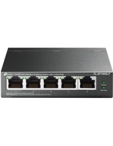 Red TP-LINK TL-SF1005LP - TP-Link TL-SF1005LP Switch 5x10/100 4xPoE 41W